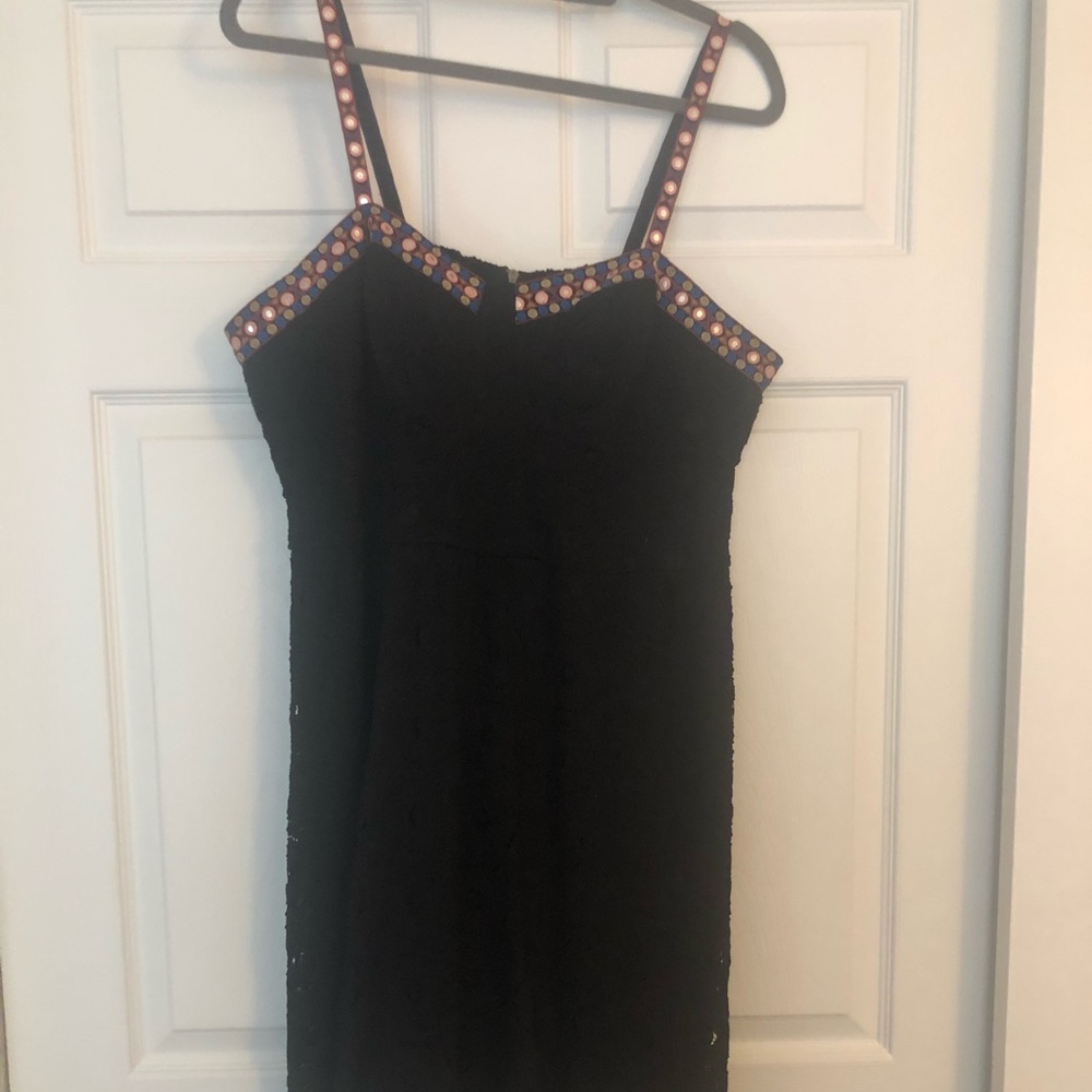 Patterned Neckline LBD
